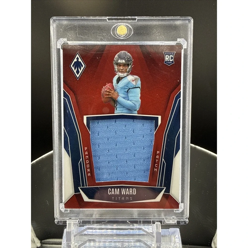 Panini 2025 Phoenix Pandora Patch Red Rookie Cam Ward #PAP-CWD /249 Titans NFL